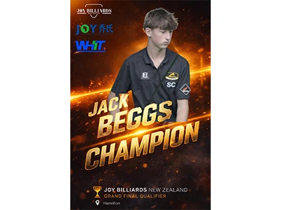 HASIL RESMI – JOY BILLIARDS GRAND FINAL QUALIFIER (CHINA)